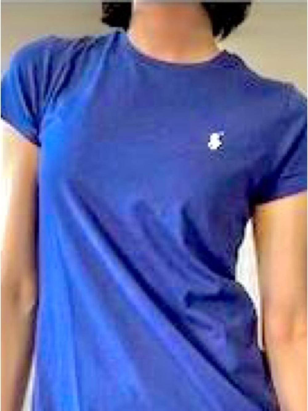 POLO Ralph Lauren Royal Blue Cotton T-Shirt Dress Sz Medium women NWT 🏷️ - Picture 2 of 11